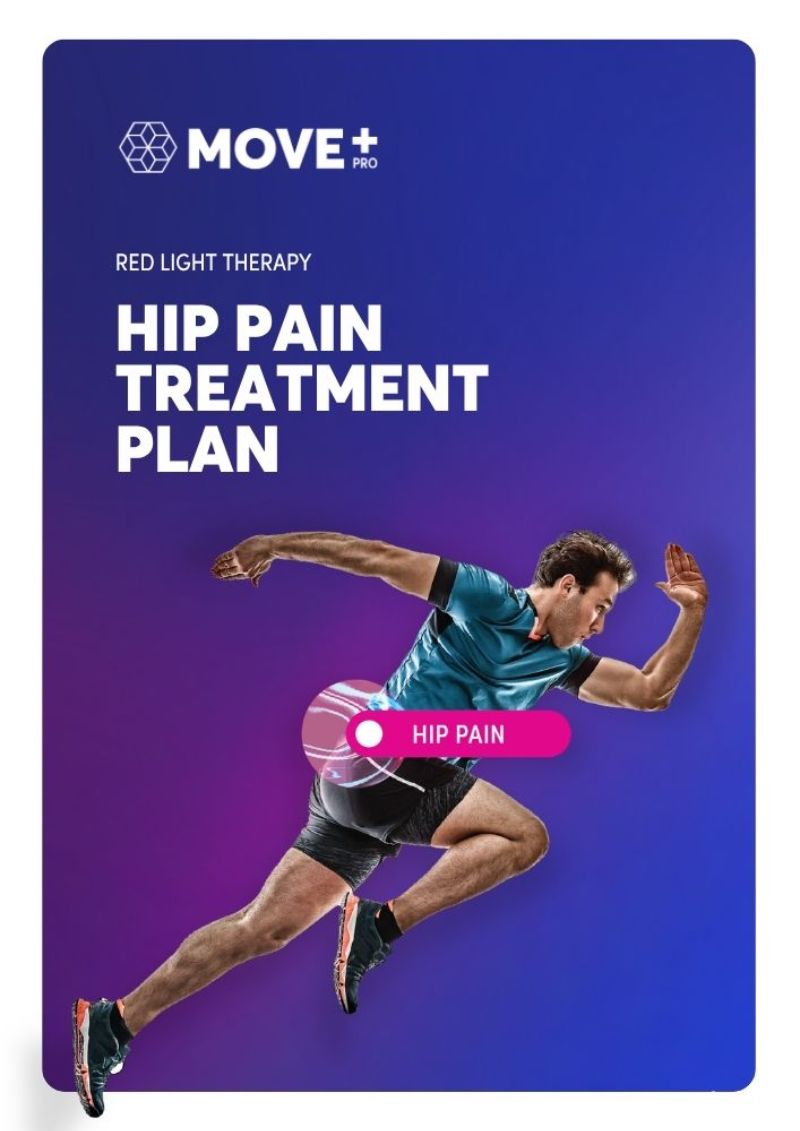 Hip pain treatment plan for red light therapy